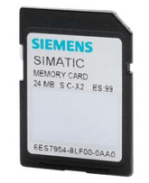 Siemens SIMATIC memory card 24 MB for S7-1x00 CPU and SINAMICS, model 6ES7954-8LF04-0AA0.